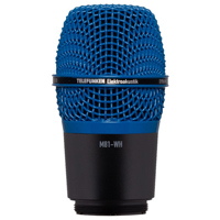 

Telefunken M81-WH Wireless Supercardioid Universal Dynamic Microphone Capsule for Lectrosonics HH/HHa, Sony UTX-M03 and Select Shure Transmitters, Blue