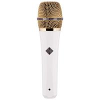 

Telefunken M81 Custom Handheld Supercardioid Universal Dynamic Vocal Microphone, White Body with Gold Grille