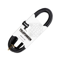 

Telefunken 4m (13.1') Instrument Cable, 1/4" Straight Male and Right Angle Male Connector