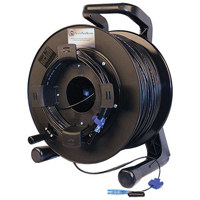 

Tactical Fiber Systems 1500' Military-Grade Tactical Fiber Cable on Reel with Duplex LC Connectors, 2 Single-Mode Fibers