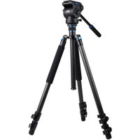 

Davis & Sanford Traverse TR653C-V9 3-Section Carbon Fiber Tripod with Video Head, 9 Lbs Capacity, 65" Max Height