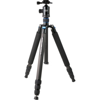 

Davis & Sanford Traverse TR684C-36 4-Sections Carbon Fiber Tripod with Dual Locking Ball Head, Holds 18 Lbs, Extends to 5.7'