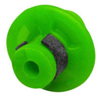 

TruGlo Carbon Kisser Button with Bohning Blazer F Nock, Green, 50 Pack