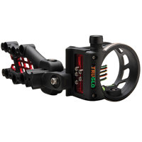 

TruGlo Carbon Hybrid 5 Light Archery Sight with Decreasing Diameter Pin, Black