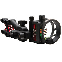 

TruGlo Carbon Hybrid Archery Sight with Micro 5 Light, Black