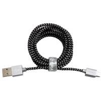 

Tera Grand 6' USB 2.0 A to Micro B Braided Cable, Black/White
