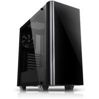 

Thermaltake View 21 Tempered Glass Edition Mid-Tower Chassis, Black