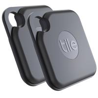 

Tile Inc Pro High Performance Bluetooth Tracker, Black and White, 2-Pack