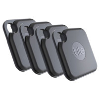 

Tile Inc Pro High Performance Bluetooth Tracker, Black and White, 4-Pack
