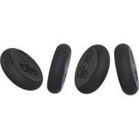 

Tile Inc Sticker Small Adhesive Bluetooth Tracker, Black, 4-Pack