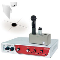 

TeachLogic IRF-2620 Infrared Wireless Classroom Mic System, Includes Forum 232 Receiver/Amplifier, 2x IRH-35 Handheld Transmitter, 4x Lay-In Speakers and 2x BRC-101 Charger