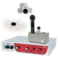 

TeachLogic IRF-2630 Infrared Wireless Classroom Mic System, Includes Forum 232 Receiver/Amplifier, IRT-60 Sapphire Transmitter, IRH-35 Handheld Transmitter, 4x Wall-Mount Speakers, BRC-15 and BRC-101 Charger
