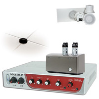 

TeachLogic IRM-5655 Maxim III Wireless Microphone System, Includes IMA-520 Amplifier, 2x IRT-60 Transmitter, BRC-55 Charger, ICS-55 Sensor, CS-4 Ceiling Speaker