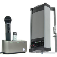 

TeachLogic IRQ-3620 Wireless Classroom Mic System, Includes Quantum II IRC-360 Column Speaker, 2x IRH-35 Handheld Transmitter and 2x BRC-101 Charger