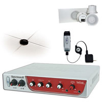 

TeachLogic IRS-8150 Infrared Wireless Classroom Mic System, Includes Spectrum III Receiver/Amplifier, IRT-60 Sapphire Transmitter, 8x Ceiling-Mount Speakers and BRC-15 Charger
