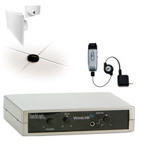 

TeachLogic IRV-3120 Infrared Wireless Classroom Mic System, Includes VoiceLink Plus Receiver/Amplifier, IRH-35 Handheld Transmitter, 2x Lay-In Speakers and BRC-101 Charger