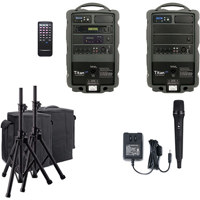 

TeachLogic PA-880 Titan Neo Portable Wireless UHF Sound System, Includes PA-825 with TX-800 AirLink and PA-810 Companion Speaker Package