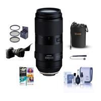 

Tamron 100-400mm f/4.5-6.3 Di VC USD Telephoto Lens for Canon EF Mount - Bundle With 67mm Filter Kit, Lens Pouch, Flex Lens Shade, Cleaning Kit, Capleash, PC Software Package