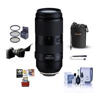 

Tamron 100-400mm f/4.5-6.3 Di VC USD Telephoto Lens for Nikon F Mount - Bundle With 67mm Filter Kit, Lens Pouch, Flex Lens Shade, Cleaning Kit, Capleash, Mac Software Package