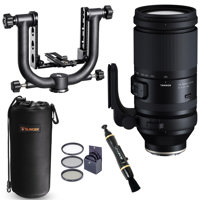 

Tamron 150-500mm f/5-6.7 Di III VC VXD Lens for Sony E Bundle with Carbon Fiber Double Gimbal Tripod Head, Filter Kit, Lens Pouch, Lens Cleaner