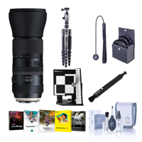 

Tamron SP 150-600mm f/5-6.3 Di VC USD G2 Lens f/Canon DSLRs - Bundle w/95mm Filter Kit, Cleaning Kit, , Capleash, LensAlign MkII Focus Calibration, Monopod, Software Package