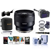 

Tamron 24MM F/2.8 DI III OSD Lens for Sony FE - Bundle With 67mm Filter Kit, Lens Case, Flex Lens Shade, FocusShifter DSLR Follow Focus, Cleaning Kit, Lens Cleaner, Capleash, Software Package