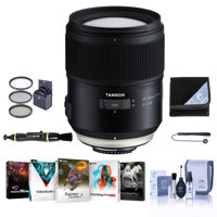 

Tamron SP 35mm f/1.4 Di USD Lens for Canon EF Mount - Bundle With 72mm Filter Kit, Lens Wrap (19x19), Lens Cleaner, Capleash II, Cleaning Kit, PC Software Package