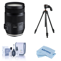 

Tamron 35-150mm F/2.8-4 Di VC OSD Lens for Nikon - With Slik Sprint Pro III BH Travel Tripod with SBH-100 DQ All Metal Ball Head, Black, Cleaning Kit, Microfiber Cloth