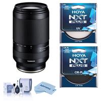

Tamron 70-300mm f/4.5-6.3 Di III RXD Lens for Sony E-Mount - Bundle With Hoya NXT Plus 67mm 10-Layer HMC UV Filter, Hoya NXT Plus, 67mm HMC Circular Polarizer Filter, Cleaning Kit, Microfiber Cloth
