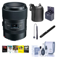 

Tokina atx-i 100mm F/2.8 FF MACRO Lens for Canon EF Mount - Bundle With Soft Lens Case, 55mm Filter Kit, Lens Cleaner, Capleash II, Cleaning Kit, Pc Software Package