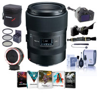 

Tokina atx-i 100mm F/2.8 FF MACRO Lens for Canon EF Mount - Bundle With Lens Case, Flex Lens Shade, FocusShifter DSLR Follow Focus - Peak Lens Changing Kit Adapter, Filter Kit, Software Pack, More