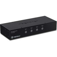 

TRENDnet 4-Port DVI KVM Switch Kit, Includes 4x DVI-D KVM Cables, 4x USB 2.0 Type A to B Cables, 4x Audio Cables, Power Adapter (9 V DC, 1 A)