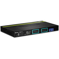 

TRENDnet 16-Port Gigabit Web Smart 30w PoE+ Switch, 32 Gbps Switching Capacity, 16x Gigabit PoE+/2x Shared SFP Slots