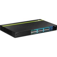 

TRENDnet 28-Port Gigabit Web Smart PoE+ Switch, 56 Gbps Switching Capacity, 185 Watt PoE Budget