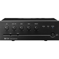 

TOA Electronics BG-2035 CU 35W 5 Channel Mixer Amplifier, 50Hz-20kHz Frequency Response, Euroblock Connections, 2 Channel Broadcast Capability, RCA Pin Jacks
