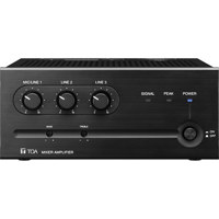 

TOA Electronics BG-235 35W 3 Channel Amplifier & Mixer, 50Hz-20kHz Frequency Response, 2x Line Inputs with RCA Inputs, Recessed Bass & Treble Control