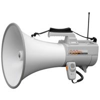 

TOA Electronics ER-2930W Shoulder Type Wireless Megaphone with Whistle, 30W Output, 600 Ohms, -10dB Sensitivity, Gray