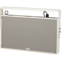 

TOA Electronics 30W Plane Wave Compact Double-Sided Radiation Speaker, 300 to 17,500Hz Frequency Response, 86dB Sensitivity, 2kOhms at 5W Impedance, Single, Ivory