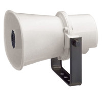 

TOA Electronics 10W Paging Horn Speaker, 8 Ohms Rated Impedance, 315Hz - 12.5kHz Frequency Response, -24dB Sensitivity, 110dB SPL, Single