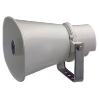 

TOA Electronics 15W Paging Horn Speaker, 8 Ohms Rated Impedance, 280Hz - 12.5kHz Frequency Response, -22dB Sensitivity, 112dB SPL, Single
