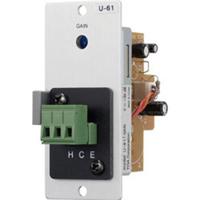 

TOA Electronics 900 Series Unbalanced Line Input Module with Compressor and Removable Terminal Block, 220 kOhms Impedance, 20Hz - 20kHz Frequency Response