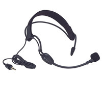 

TOA Electronics WH-4000A Unidirectional Electret Condenser Microphone Aerobics Headset, -66dB Sensitivity