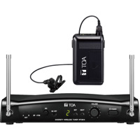 

TOA Electronics 16-Channel UHF Wireless System, Includes WT-5810 Tuner, WM-5325 Rechargeable Body-Pack Transmitter and YP-M5310 Lavalier Microphone, 506-606MHz