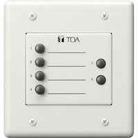 

TOA Electronics ZM-9003 Remote Control Switch Panel, White