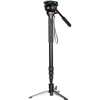 

Tiltall BM-826V Bi-Pod 4-Section Carbon Fiber Monopod and Video Head, 17.8 Lbs Capacity, 71" Maximum Height