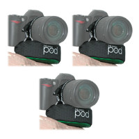 

The POD 3 Pack Green Camera Platform for DSLRs with Zoom Lenses