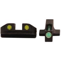 

TruGlo Brite-Site Series TG131AT1Y TFO Day/Night Front Green/Rear Yellow Sight Set for Kahr Arms K, MK, P, PM, T and TP Models with New Dovetail