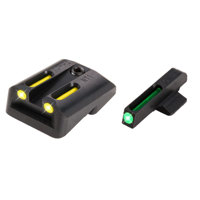 

TruGlo TFO Day/Night Sight Set, Includes Novak LoMount Cut .260 Green Front, .450 Yellow Rear for 1911 5" Government in .45ACP
