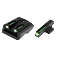 

TruGlo TFO Day/Night Sight Set, Includes Novak LoMount Cut .270 Green Front, .450 Green Rear for 1911 5" Government in 9mm & .40 S&W