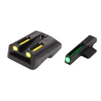 

TruGlo TFO Day/Night Sight Set, Includes Novak LoMount Cut .270 Green Front, .450 Yellow Rear for 1911 5" Government in 9mm & .40 S&W